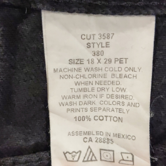 Vintage High-rise/high-waisted Penmans relaxed fit black jeans 18x 29P - Picture 6 of 6